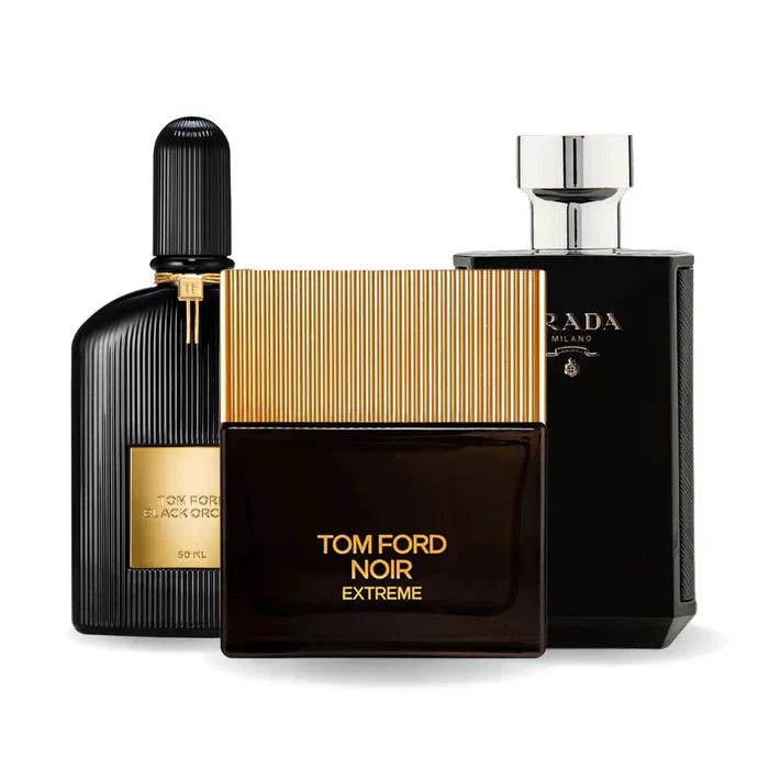 KIT 3 Perfumes: BLACK ORCHID, NOIR EXTREME and PRADA INTENSE 100ml